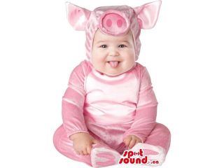 Very Cute Pink Pig Farm Animal Toddler Size Plush Costume