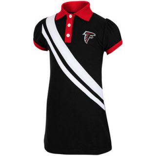 Atlanta Falcons Preschool Girls Polo Dress   Black/Red