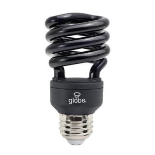 Globe Electric 60W Equivalent Soft White (2700K) T4 Spiral Black CFL Light Bulb (3 Pack) 4761001