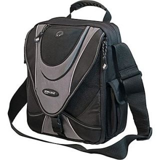 Mobile Edge MEMMS2 Mini Messenger Bag for 13.3 Laptops, Black/Silver