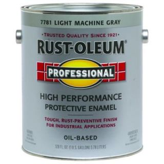 Rust Oleum Professional 1 gal. Light Machine Gray Gloss Protective Enamel (Case of 2) 7781402