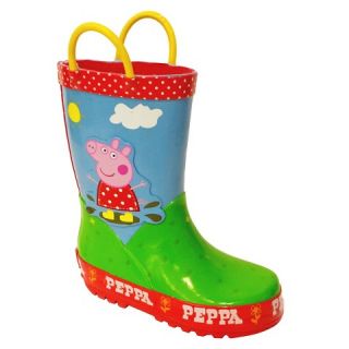 Toddler Girls Peppa Pig Rain Boots   Pink