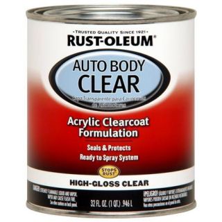 Rust Oleum Automotive Enamel, Gloss Clear, 1 qt