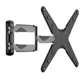 Inland Full Motion Dual Arm TV Wall Mount for 23 in.   65 in. Flat Panel TV's with 15 Degree Tilt, 77 lb. Load Capacity 05425