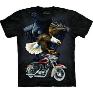 The Mountain Men's Iron Eagle T shirt Black