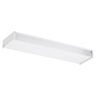 Sea Gull Lighting Drop Lens 24 in. White Recessed Fluorescent Trim and Chassis 59136LE 15