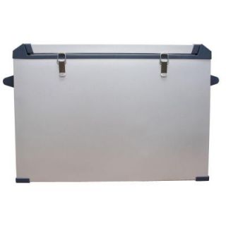 Grape Solar Glacier 2.75 cu. ft. Mini Refrigerator/Freezer in Gray with DC and AC Adapters GS CF 2.75 Fab1