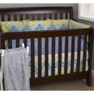 New Arrivals 3 piece Zig Zag Baby Crib Bedding Set