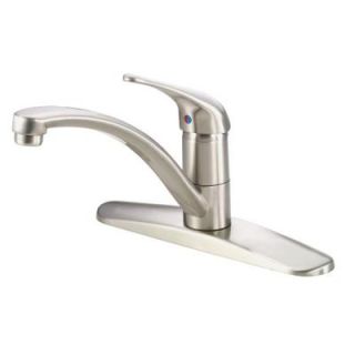 Danze Melrose Single Handle Kitchen Faucet without Spray in Stainless Steel D406112SS