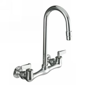Kohler Faucet K 7320 4 CP Triton Polished Chrome  Wall Mount Kitchen Faucets