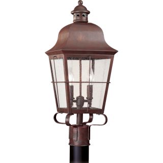 Sea Gull Lighting 8262 44 Chatham Weathered Copper  Outdoor Post Lights Lighting