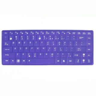 Purple Soft Silicone Laptop Keyboard Skin Protector Film for Asus 14"
