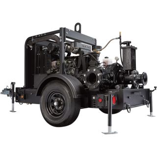 Generac Diesel Dry Prime Mobile Full Trash Pump — 2750 GPM, 6in. Ports, Tier 4 Final Approved, Model# 6965  Engine Driven Full Trash Pumps