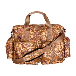 Trend Lab Paisley Brown Deluxe Duffle Diaper Bag   17246118