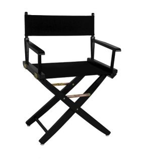 Extra Wide Directors Chair   Black Frame