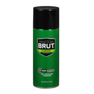BRUT Anti Perspirant Deodorant Spray, Classic 6 oz (Pack of 3)