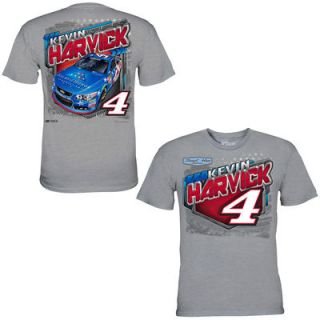 Kevin Harvick Chase Authentics Folds of Honor T Shirt   Heather Gray