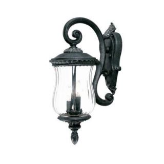 Acclaim Lighting Bel Air Collection Wall Mount 3 Light Outdoor Stone Light Fixture DISCONTINUED 1182ST