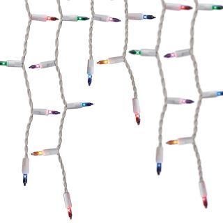GE String A Long 300 Count Constant Multicolor Mini Incandescent Plug in Christmas Icicle Lights