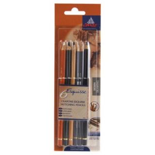 Conte Graphic Drawing Pencils (Set of 6)