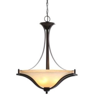Commercial Electric 3 Light Rustic Iron Pendant ESS8913