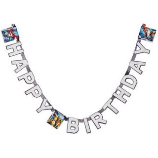 Transformers Birthday Party Banner, Party Supplies