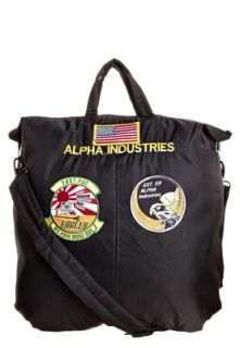 Alpha Industries HELMET BAG   Across body bag   black