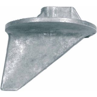 Quicksilver Trim Tab Anode for Most Mercury/Mariner OBs 35 HP and Above and All MerCruiser Except Bravo, Aluminum