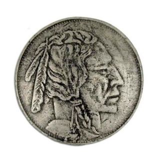 Indian head nickel knob (Set of 10) (Antique Bronze)