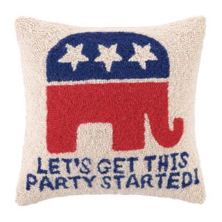 Peking Handicraft Republican Party Wool Throw Pillow