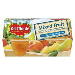 Del Monte Mixed Fruit No Sugar Added 4 ct