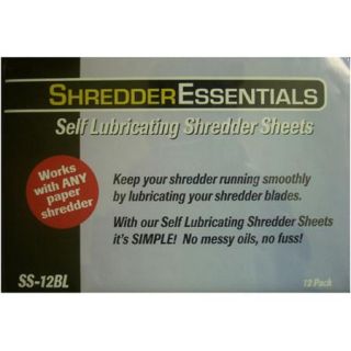 Shredder Essentials 8 Sheet Diamond Cross Shredder with Bonus 12 pack Oil Sheets