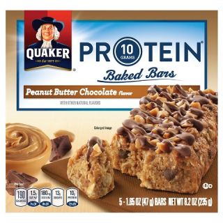 Quaker Protein Peanut Butter Chocolate Baked Bars 1.65 oz 5 ct
