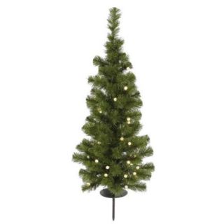 3' Pre lit Battery Operated Medium Artificial Christmas Tree   Warm Clear LED Lights