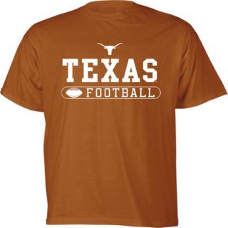 Texas Longhorns Youth Burnt Orange Football T Shirt