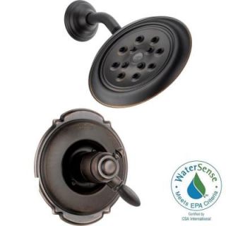 Delta Victorian 1 Handle H2Okinetic Shower Only Faucet Trim Kit in Venetian Bronze (Valve Not Included) T17255 RBH2O