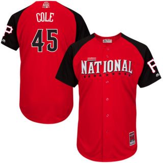 Mens Majestic Gerrit Cole Red Pittsburgh Pirates 2015 All Star Game Player Jersey