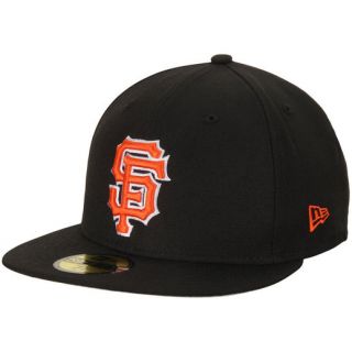 New Era Buster Posey San Francisco Giants Black Name & Number 59FIFTY Fitted Hat