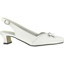 Womens Easy Street Incredible Silver Satin/Metallic   16430128
