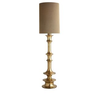 Arteriors 79825 344 Waldo 1 Light Floor Lamp in Antique Brass