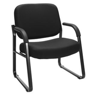 OFM INC Arm Chair,Black,Fabric/Plastic/Metal   46KL93|407 805   