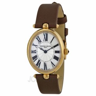 Frederique Constant Art Deco Yellow Gold plated Ladies Watch FC