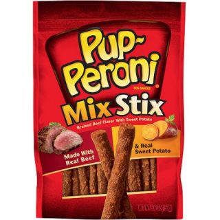 Pup Peroni Mix Stix Braised Beef Flavor with Sweet Potato Dog Snacks, 5.6 Ounce