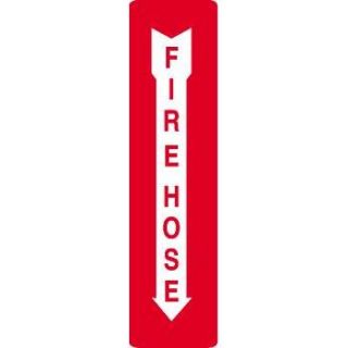 "Fire Hose" Sign w/ Arrow