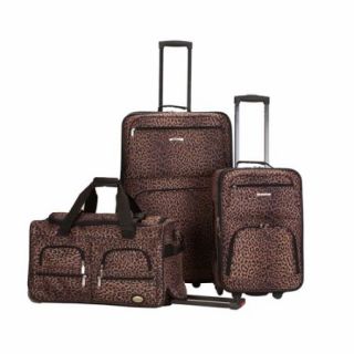 Rockland Luggage Spectra 3 Piece Rolling Luggage Set