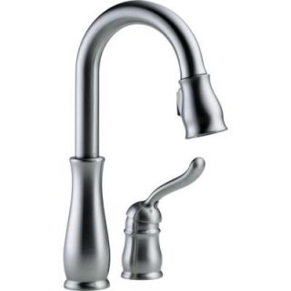Delta Leland Single Handle Pull Down Sprayer Kitchen Faucet with MagnaTite Docking in Chrome 9978 DST