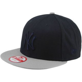 New Era New York Yankees 2 Tone 9FIFTY Snapback Hat   Navy Blue/Gray