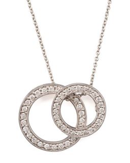 Roberto Coin Two Circle Pendant Necklace