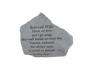 Kay Berry  Inc. 15420 Beloved Wife Those We Love   Memorial   6.875 Inches x 5.5 Inches