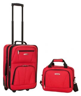 Rockland 2 Piece Luggage Set   Red   Luggage Sets